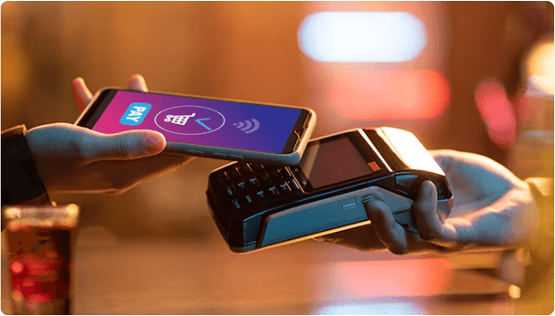 Zifypay payment device being used for contactless payment